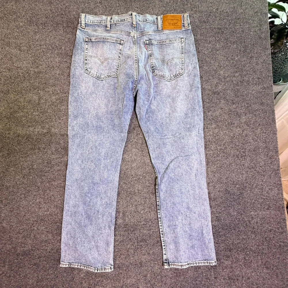 Levis 514 Straight Fit Jeans Mens 40x30 *38x29* Light Wash Blue Denim 00514-1810
